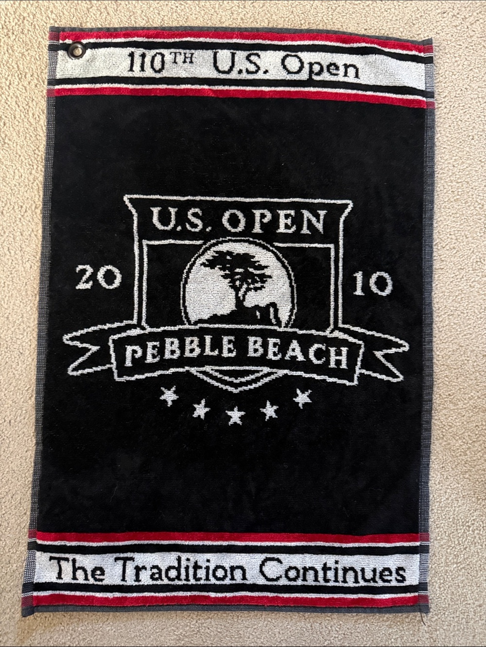 U.S Open 2010 Pebble Beach Golf Towel
110TH U.S. Open